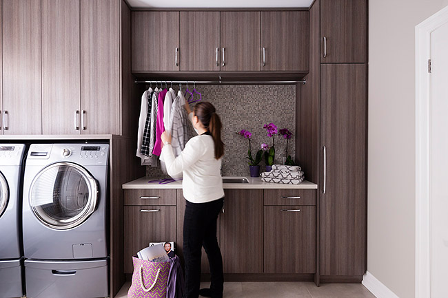 modern laundry room