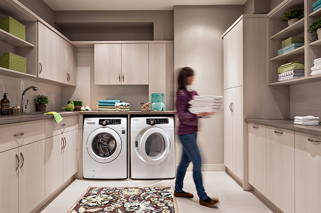 well designed laundry room