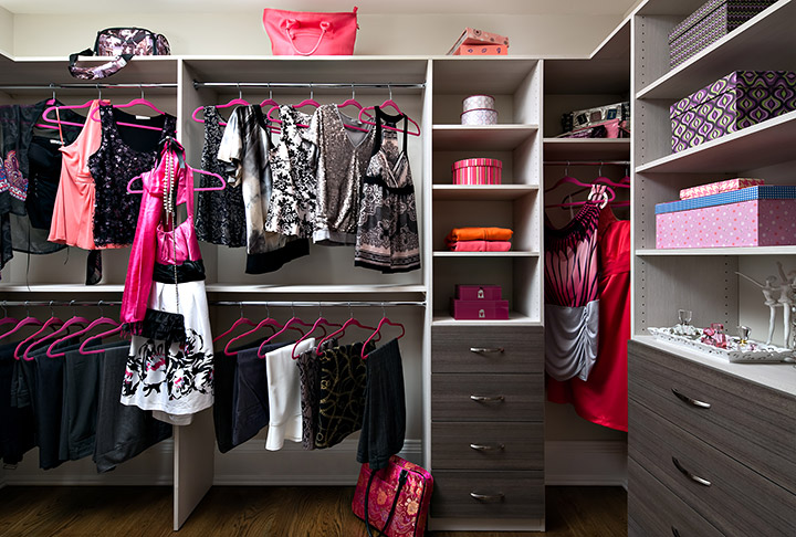 Classic closet organizer system