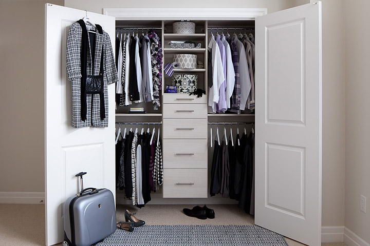 SmartLine closet organizer system