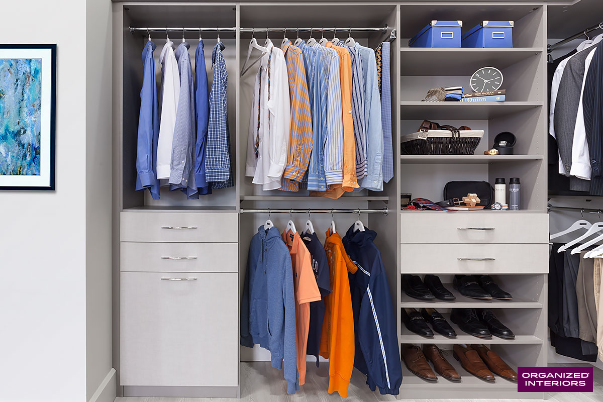 gift ideas for dads, clothes in closet