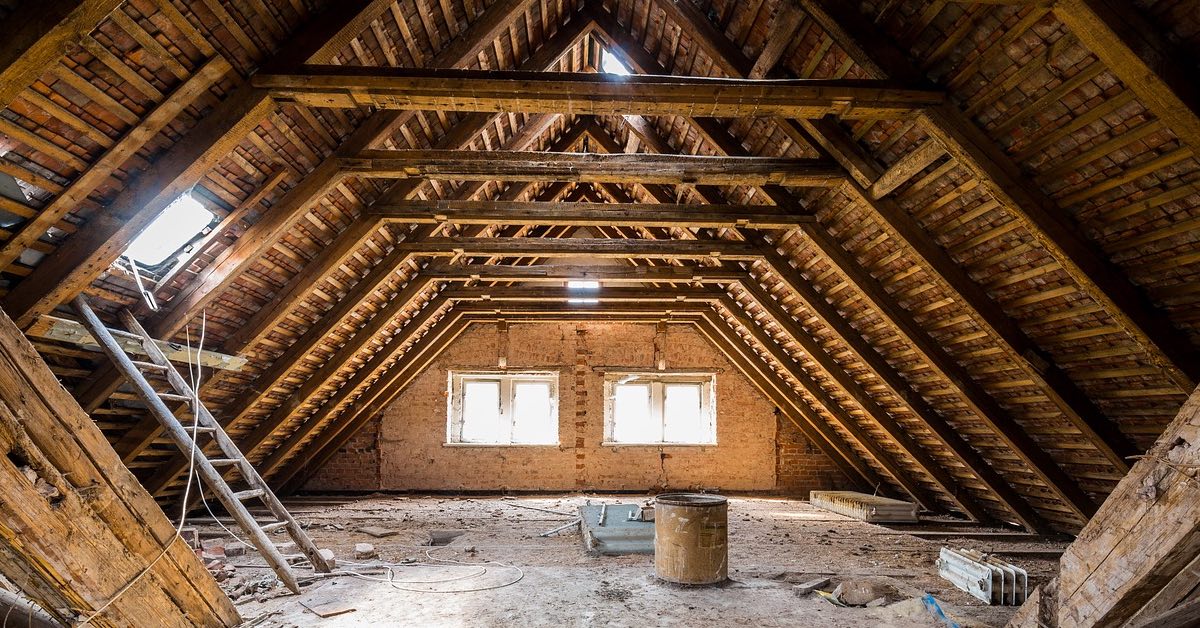 hidden home storage space attic