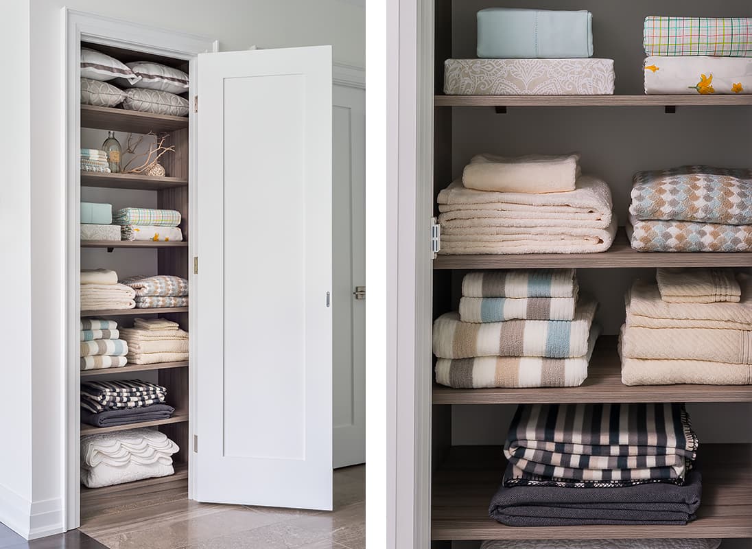 Linen Closet Organization