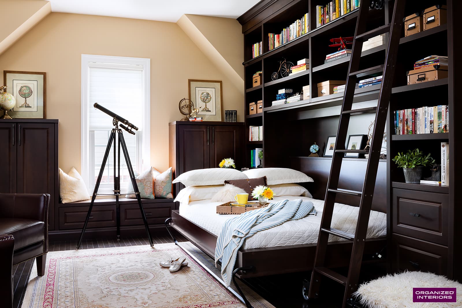 murphy bed living room design ideas