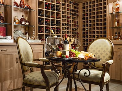 custom cabinetry toronto wine cellar