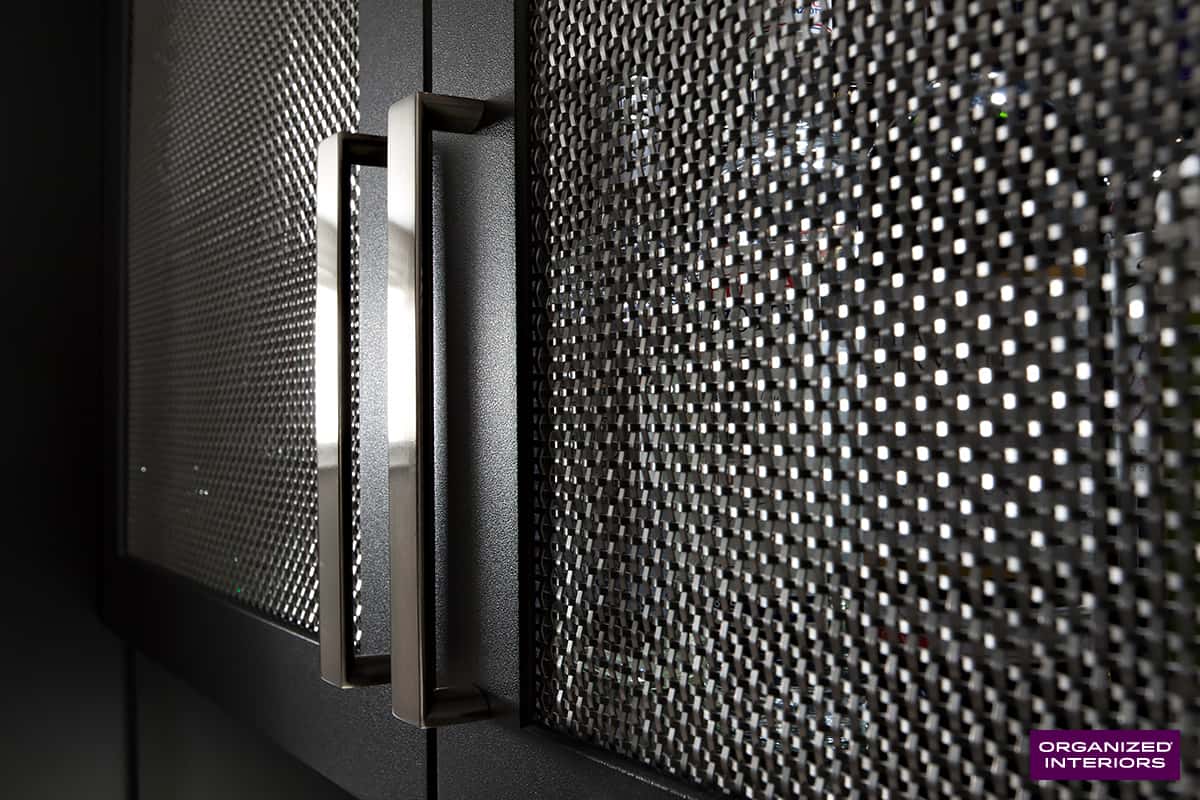 metal grill cabinetry door fronts