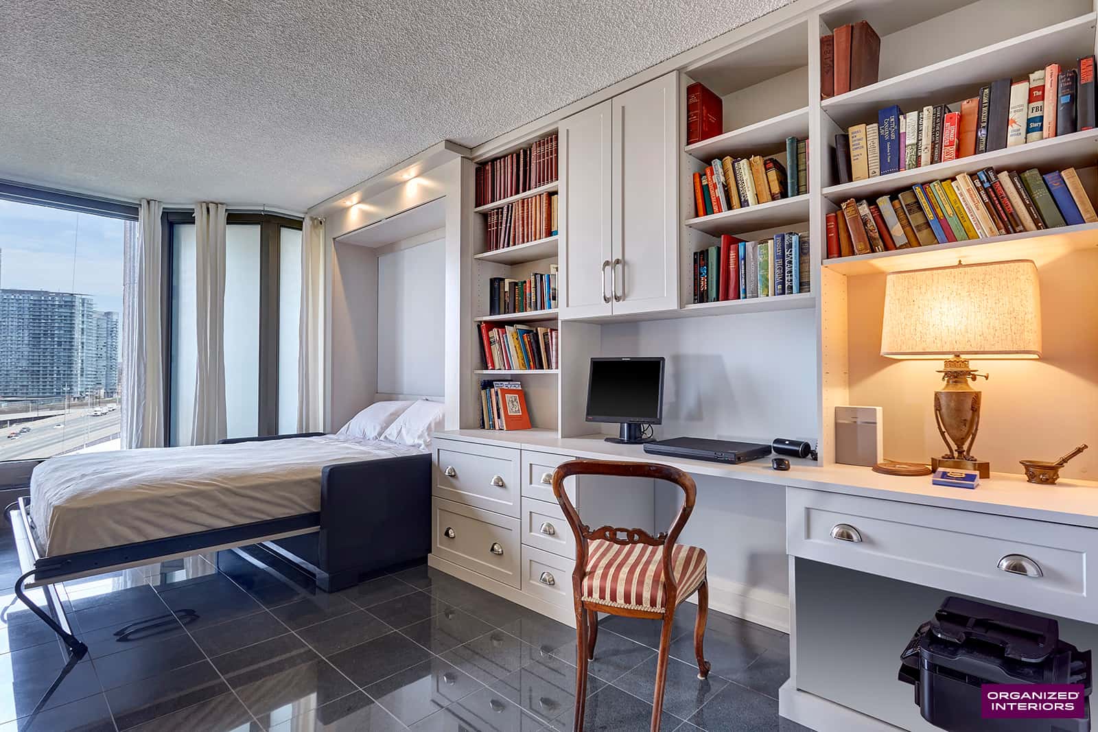 Home office with discount murphy bed
